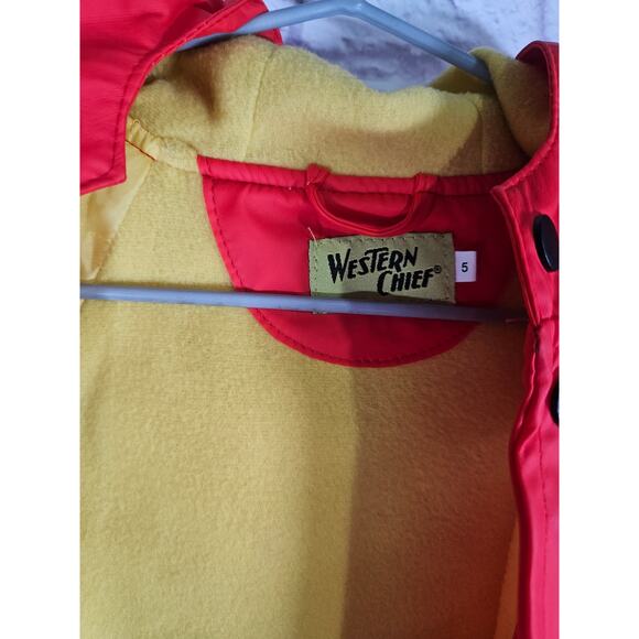 Western Chief Boys Mischievous Mickey Rain Coat and Mickey Mouse Umbrella Sz 5 - Picture 3 of 15